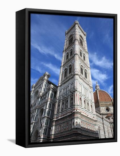 Giotto Bell Tower and Santa Maria del Fiore Cathedral, Florence, UNESCO World Heritage Site, Italy-Vincenzo Lombardo-Framed Premier Image Canvas