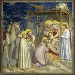 Stories of St Joachim and St Anne the Meeting at the Golden Gate-Giotto di Bondone-Giclee Print