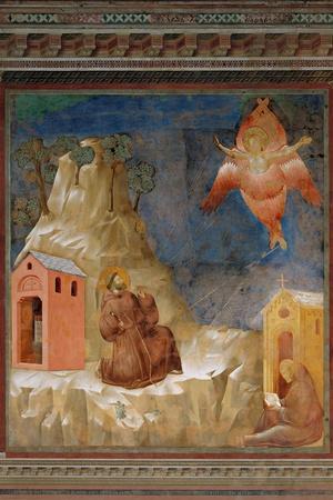 St. Francis Receiving the Stigmata Art Print - Giotto di Bondone | Art.com
