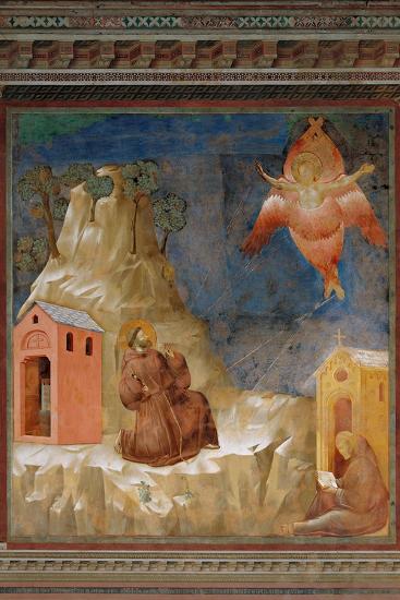 St. Francis Receiving the Stigmata Art Print - Giotto di Bondone | Art.com