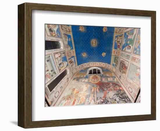 Giotto Frescoes in the Scrovegni Chapel (Cappella Degli Scrovegni), a Church in Padua, Veneto, Ital-Carlo Morucchio-Framed Premium Photographic Print