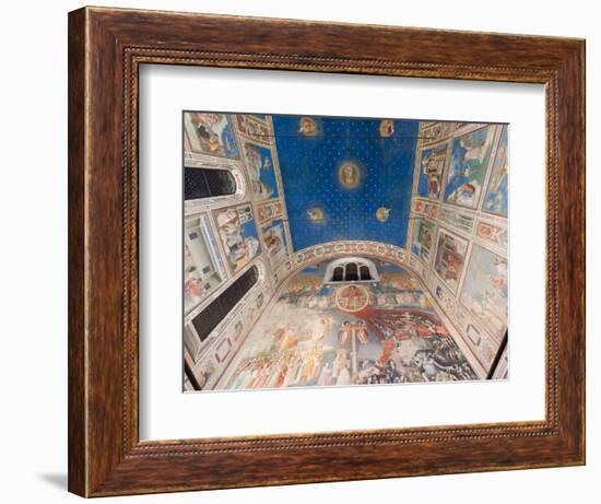 Giotto Frescoes in the Scrovegni Chapel (Cappella Degli Scrovegni), a Church in Padua, Veneto, Ital-Carlo Morucchio-Framed Premium Photographic Print