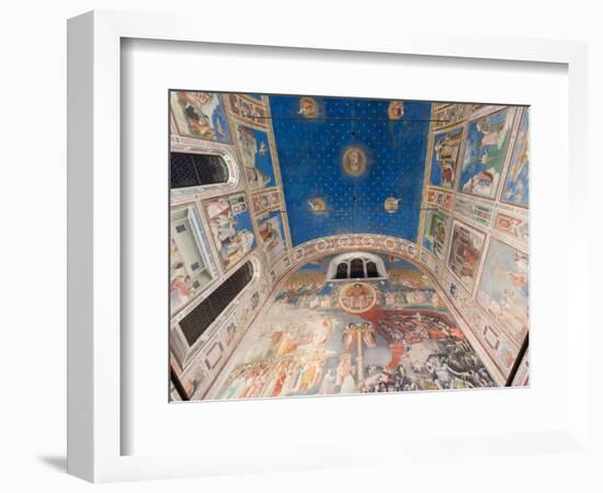 Giotto Frescoes in the Scrovegni Chapel (Cappella Degli Scrovegni), a Church in Padua, Veneto, Ital-Carlo Morucchio-Framed Premium Photographic Print