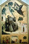 Saint Francis and Friars Receiving Franciscan Rule from Pope-Giotto-Art Print