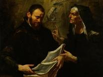 Saint Augustine and Saint Monica-Giovacchino Assereto-Premier Image Canvas