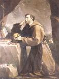 St. Francis of Assisi at Prayer-Giovan Andrea Sirani-Framed Giclee Print