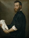 Portrait of a Nobleman in Armour, Between 1540 and 1560-Giovan Battista Moroni-Framed Giclee Print