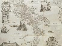 Map of the Kingdom of Naples, 1702-Giovan Battista Pacichelli-Framed Giclee Print