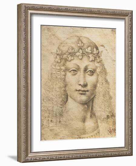 Giovane Bacco-Leonardo da Vinci-Framed Premium Giclee Print