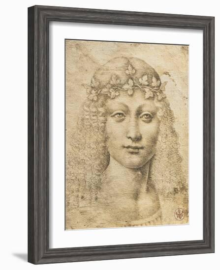 Giovane Bacco-Leonardo da Vinci-Framed Premium Giclee Print