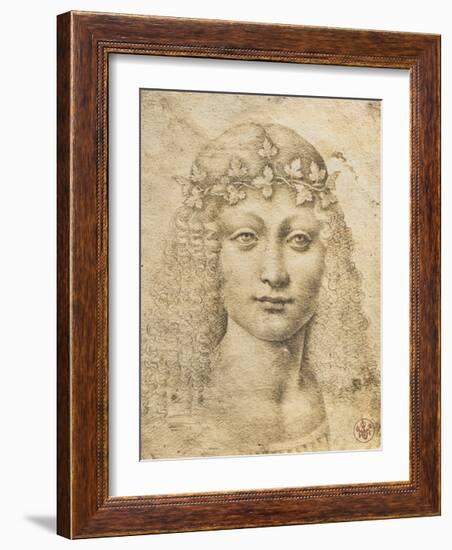 Giovane Bacco-Leonardo da Vinci-Framed Premium Giclee Print