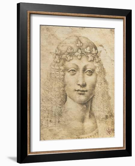 Giovane Bacco-Leonardo da Vinci-Framed Premium Giclee Print