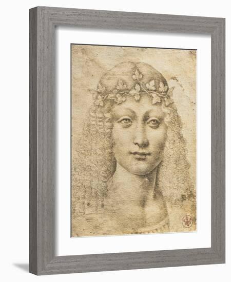 Giovane Bacco-Leonardo da Vinci-Framed Premium Giclee Print