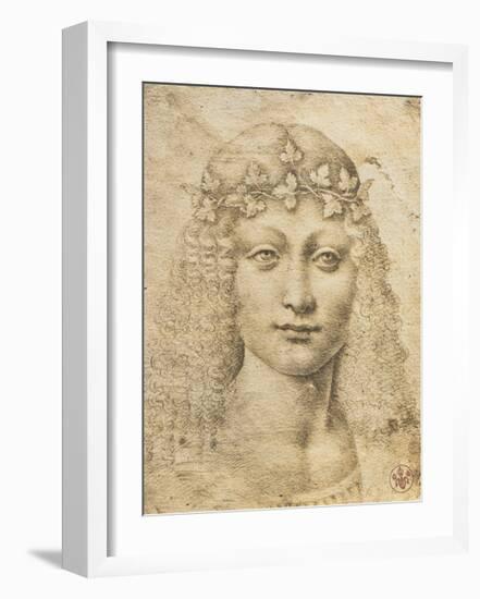 Giovane Bacco-Leonardo da Vinci-Framed Premium Giclee Print