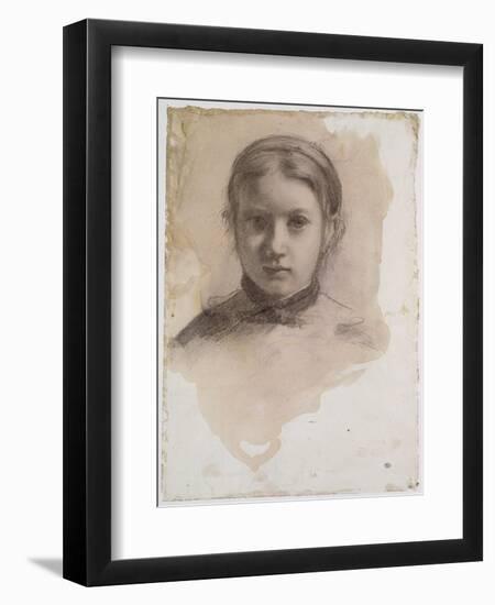 Giovanna Bellelli, étude pour La famille Bellelli-Edgar Degas-Framed Giclee Print