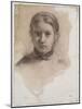 Giovanna Bellelli, étude pour La famille Bellelli-Edgar Degas-Mounted Giclee Print