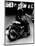 Giovanna Rides a High-powered Motorbike-null-Mounted Photographic Print