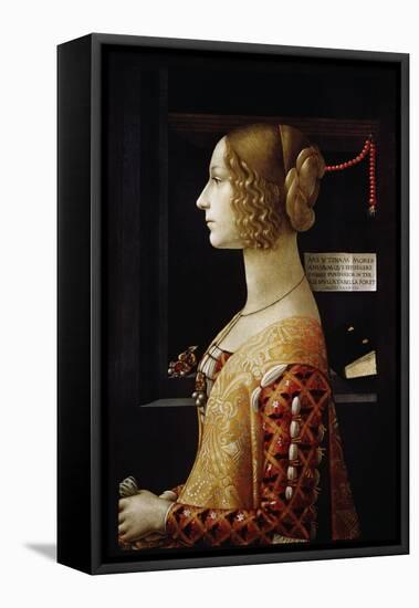 Giovanna Tornabuoni-Domenico Ghirlandaio-Framed Premier Image Canvas