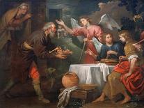 Abraham and the Three Angels, 1660–69-Giovanni Andrea di Ferrari-Giclee Print