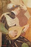 Lute Player, Detail from Invitation to Dance, Ca 1570-Giovanni Antonio Fasolo-Framed Premium Giclee Print