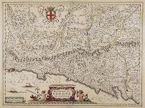 Map of Western Liguria Region-Giovanni Antonio Magini-Premier Image Canvas