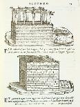 Laying Foundations, from "Della Architettura," Published 1590-Giovanni Antonio Rusconi-Giclee Print