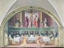The Supper of St. Dominic, Lunette-Giovanni Antonio Sogliani-Giclee Print