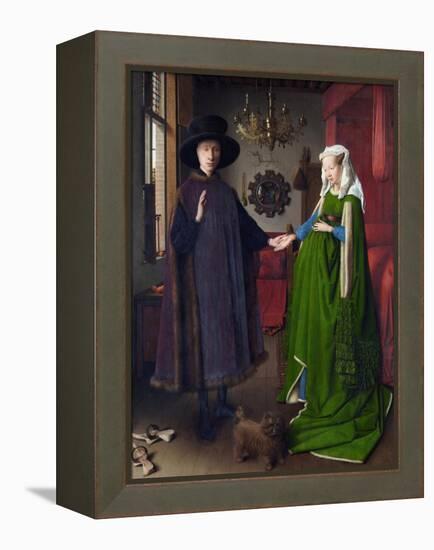 Giovanni Arnolfini and His Bride (The Arnolfini Marriage) by Jan Van Eyck-null-Framed Premier Image Canvas