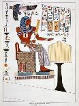 Mural from the Tombs of the Kings of Thebes, Discovered by G. Belzoni-Giovanni Battista Belzoni-Mounted Giclee Print