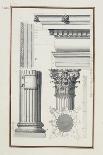 Base, Capital and Entablature of the Pilaster, 1753-Giovanni Battista Borra-Giclee Print