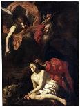 Christ and Caiaphas, 1615-1620-Giovanni Battista Caracciolo-Giclee Print