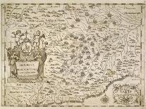 Map of Piedmont and Western Liguria Region-Giovanni Battista Cassini-Giclee Print
