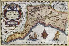 Map of Piedmont and Western Liguria Region-Giovanni Battista Cassini-Framed Giclee Print