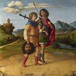 David and Jonathan, C.1508-Giovanni Battista Cima Da Conegliano-Giclee Print