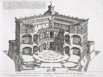Town Plan of Rome, 1730-Giovanni Battista Falda-Framed Giclee Print