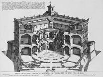 Cross-Section of Villa Caprarola, Bagnaia-Giovanni Battista Falda-Giclee Print