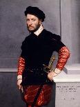 'A Knight with his Jousting Helmet', 1554-1558, (1936)-Giovanni Battista Moroni-Giclee Print