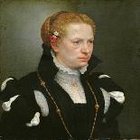 Portrait of a Lady, c.1555-60-Giovanni Battista Moroni-Framed Giclee Print