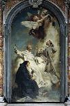 Virgin and Child Appearing to St. Philip Neri, 1725-26-Giovanni Battista Piazzetta-Mounted Giclee Print
