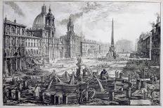 The Piazza Navona, from 'Le Antichita Romane De G.B. Piranesi (1756)', Published Paris 1835-Giovanni Battista Piranesi-Giclee Print