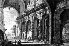 View of the Colosseum, from the 'Views of Rome' Series, C.1760-Giovanni Battista Piranesi-Giclee Print