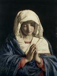 Madonna and Child-Giovanni Battista Salvi da Sassoferrato-Framed Premier Image Canvas