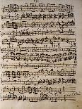 Original Piano Sheet Music-Giovanni Battista Somis-Framed Giclee Print
