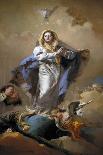 Our Lady of Mount Carmel and the Souls in Purgatory, 1721-1727-Giovanni Battista Tiepolo-Giclee Print