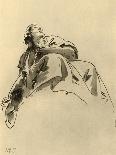 'Woman sitting, seen obliquely from below', mid 18th century, (1928)-Giovanni Battista Tiepolo-Giclee Print