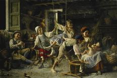 The Swing-Giovanni-Battista Torriglia-Framed Premier Image Canvas