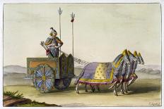 Ancient Chinese war chariot, c1820-1839-Giovanni Bigatti-Giclee Print