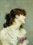 Madame Juillard' in Red, 1912-Giovanni Boldini-Giclee Print