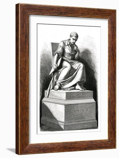 Giovanni Cassini Statue-E Thomas-Framed Art Print