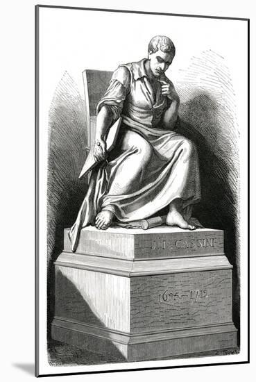 Giovanni Cassini Statue-E Thomas-Mounted Art Print